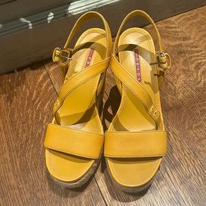 Prada espadrille wedges